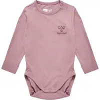 Hummel Body I/e - hmlMino - Deauville Mauve - - 1 år (80) - Langermet Body