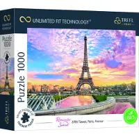 Trefl Puzzle - Unlimited Fit - Eiffel Tower Paris France (1000 pieces) 2D Puslespill