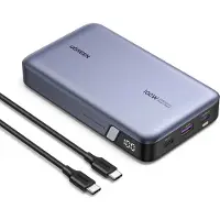 UGREEN Nexode - Strømbank - 20000 mAh - 72 Wh - 100 watt - 6 A - PD 3.0, PD 2.0, QC 3.0, QC 2.0, Apple 2.4A, USB BC 1.2 - 3 utgangskontakter (USB, 2 x USB-C)