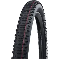 Schwalbe Racing Ralph, 29, MTB, Slangeløst, Folding bead, Off-road, Sort, Rød