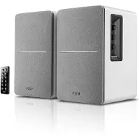 Edifier R1280DB, 2.0 kanaler, Ledning & Trådløs, 42 W, 55 - 20000 Hz, Sølv, Hvit