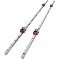 Vevor 2X 15-1500 mm lineær føringsskinne med 4 stk. puteblokk, vognlagerblokk for 15 mm slisset blokk, firkantblokk, lineær skinne-rutere CNC-sett