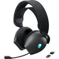 Dell Alienware Tri-Mode Wireless Gaming Headset AW725H - Hodesett - full størrelse - Bluetooth / 2,4 GHz radiofrekvens - trådløs, kablet - 3,5 mm jakk -...