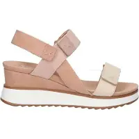 Xti for woman. 14384802-TAUPE Sandals 143848 taupe (39), 5 to 8 cm, Velcro, Casual