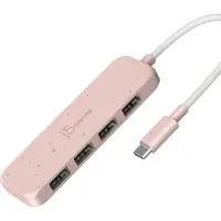 J5CREATE JCH341ER - Hub - miljøvennlig, USB-C - 4 x USB 3.2 Gen 2 - stasjonær