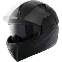 Vevor motorsykkelhjelm, uten masker, smart gate-ABS og høy tetthetshjelm med Bluetooth-kommunikasjon og utskiftbare linser, DOT-godkjent komfortabel motocrosshjelm, egnet for ungdom og voksne