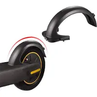 INF Ninebot Max G30 sprutbeskyttelse bak Sort