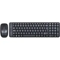 Logitech Wireless Combo MK220 - Tastatur- og mussett - trådløs - 2.4 GHz - Internasjonal engelsk / kanadisk fransk