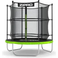 Zipro Jump Pro trampoline 6FT 183 cm, innvendig nett, maks brukervekt 100 kg