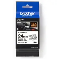 Brother TZFX251 - Svart på hvitt - Rull (2,4 cm x 8 m) fleksibelt bånd - for PT-D600 P-Touch PT-2430, 3600, 7600, 9800, D610, D800, E500, E550, H500, P750
