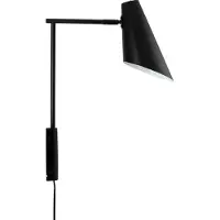 Dyberg Larsen Cale vegglampe høyde 46 cm svart