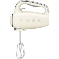 Smeg 50''s Style Køkkenmaskin HMF01CREU Creme, Håndmikser, Krem, Miksing, 1,5 m, Knapper, Aluminium