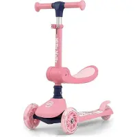 Milly Mally Fuzzy Classic sparkesykkel, rosa (Z-MIL-HU-20-61)