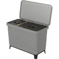 Keden 1x10l+1x23l Systema 57x29x41 Cm Resirkuleringsbeholder