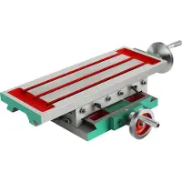 Vevor Fresebord 17,7 × 6,7 tommer (450 x 170 mm) Sammensatt glidefresebord 30 kg Multifunksjonsarbeidsbord Kryssfresemaskin Sammensatt 2 akse 4-veis for alle borestativer Benkboring Fresemaskin