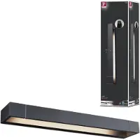Paulmann PLM 71205, Rund, IP44, Sort