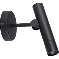 Eglo LED-vegglampe Almudaina, svart, bredde 11 cm, stål