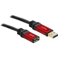 DeLOCK USB 3.0-forlengelseskabel Type-A hann til Type-A hunn 3 m