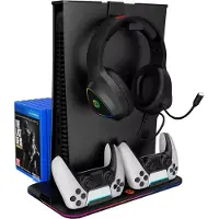 Canyon Gaming CS-PS - Kjølestativ for spillkonsoll - multifunctional - svart