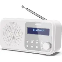 Sharp Tokyo DR-P420 - Bærbar DAB-radio - snowy white