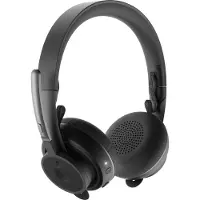 Logitech UC Zone Wireless - Hodesett - on-ear - Bluetooth - trådløs - aktiv støydemping