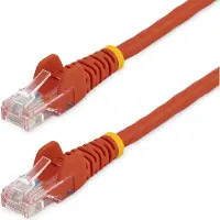 StarTech.com 10m Red Cat5e / Cat 5 Snagless Ethernet Patch Cable 10 m - patch cable - 10 m - red - Rød - 10 meter