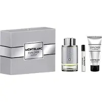 Mont Blanc Montblanc Explorer Platinum gavesett, EDP 100 ml + gel 100 ml + mini 7,5 ml