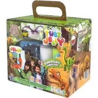 TUBAN Tubi Jelly-sett – 6 farger + mal til akvarium – dinosaurer