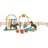 Schleich Farm World - Agilitytrening 42481 - - OneSize - Lekefigur