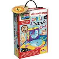 Liscianigiochi Montessori 6 Med 4 Trebrikkepuslespill 4 Stykker
