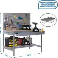 Simonwork (bancos De Trabajo) Bt2 Box Arbeidsbenk 1445x1210x610 Mm
