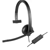 Logitech USB Headset H570e - Hodesett - on-ear - kablet