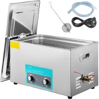 Vevor 30L ultralydrenser smykkerenser med varmetimer for smykkerens, knottkontroll, brilleringer, proteser, musikkinstrumenter