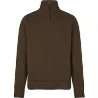 Seeland Tåket vindjakke strikket genser Herre Dark Brown 3XL
