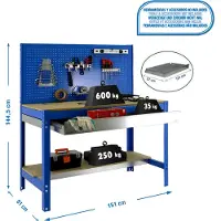 Simonwork (bancos De Trabajo) Bt2 Box Metallhylle 1445x1510x610 Mm