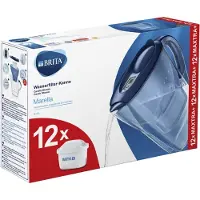 Brita Marella, Manuelt vannfilter, 2,4 l, Blå, Gjennomsiktig