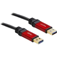 DeLOCK USB-kabel USB 3.2 Gen 1 Type-A hann til Type-A hann 3 m Premium