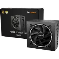 be quiet! Pure Power 13 M Strømforsyning (PSU) - 750 Watt - 120 mm - ATX 3.1 - 80 Plus Gold sertifisert
