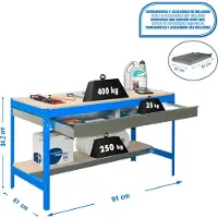 Simonwork (bancos De Trabajo) Bt0 Box Metallhylle 842x910x610 Mm