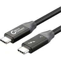 Lindy 41555, Hankjønn, Hankjønn, 0,5 m, 40 Gbit/s, Svart
