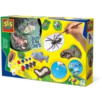 SES Creative - Mugg og maling - Lys I Mørke - Insekter - - OneSize - Kreativt leker