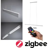 Paulmann LED-hengelampe Aptare, aluminium, 2700 K, smart, dimbar.