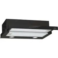Gorenje TH64E4BG teleskopavtrekk 450 m³/h 60 cm 3 hastigheter, svart glass