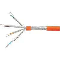 Equip Cat 7 S/ftp Halogenfri Spiralledning 100 M