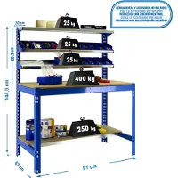 Simonwork (bancos De Trabajo) Bt1 Arbeidsbenk 1445x910x610 Mm
