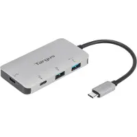 Targus USB-C MP H w 2xUSB A 2xUSB-C  USB-hub - 4 porter - Grå