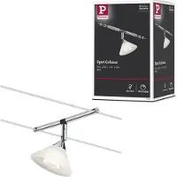 Paulmann Colmar, Spotlight på skinne, GU4, 1 ampuller, 10 W, 12 V, Kromfarget
