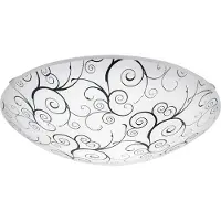 Eglo MARGITTA 1 wall / ceiling light white black clear