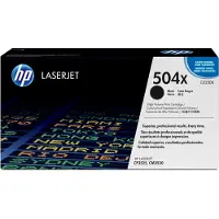 HP 504A - Svart - original - LaserJet - tonerpatron (CE250A) - for Color LaserJet CM3530 MFP, CM3530fs MFP, CP3525, CP3525dn, CP3525n, CP3525x