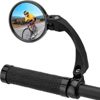 RockBros 26210001003 Rearview Left Bicycle Mirror - Black